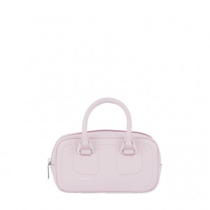 Lancel Cameleon Mini Zip Bowling Tragetaschen Damen Rosa | TLE4955VO