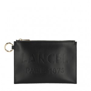 Lancel Essential Zipped Pocket Beuteltasche Damen Schwarz | XTX896EU