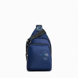 Lancel Leo Monostrap Rucksack Herren Dunkelblau | COU5017EL