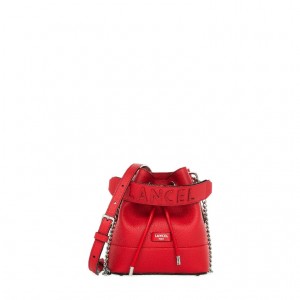 Lancel Ninon Bucket Tasche Damen Rot | IXG6833RI