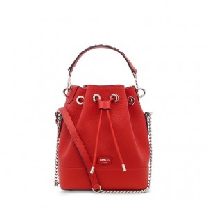 Lancel Ninon Bucket Tasche Damen Rot | OHR2127FG