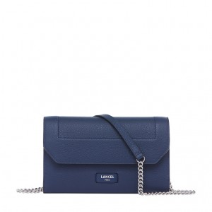 Lancel Ninon Chain Wallet Unterarmtasche-Taschen Damen Dunkelblau | DKW4481TG