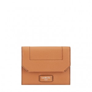 Lancel Ninon Compact Medium With Flap Geldbörse Damen Braun | YET6475QQ