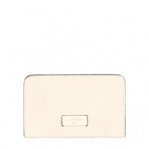 Lancel Ninon Compact Rectangular Zip-around Geldbörse Damen Weiß | CDY1590NF