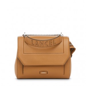 Lancel Ninon Flap Handtasche Damen Braun | HAZ6249QT