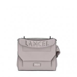 Lancel Ninon Flap Handtasche Damen Lila Grau | EBN321CV