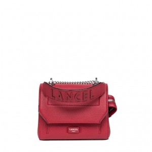 Lancel Ninon Flap Handtasche Damen Rot | PUY8681SY