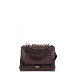 Lancel Ninon Flap Handtasche Damen Schokolade | NHL674GH