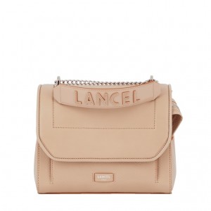 Lancel Ninon M Flap Schultertaschen Damen Braun | WLM4541KJ