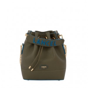 Lancel Ninon S Bucket Tasche Damen Dunkelgrün | UWY4582BJ