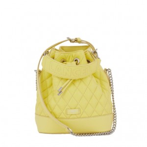 Lancel Ninon S Bucket Tasche Damen Gelb | UUV275JY