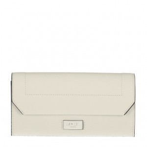 Lancel Ninon Slim With Flap Geldbörse Damen Weiß | FIW774TG