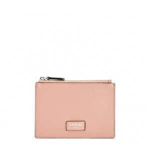 Lancel Ninon Zipped L Kartenhülle Damen Rosa | EKN392QS