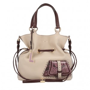 Lancel Premier Flirt Bucket Tasche Damen Weiß | FLB145UY