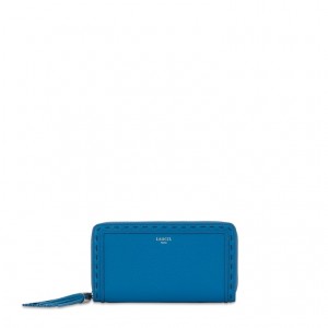 Lancel Premier Flirt Long Zip Geldbörse Damen Tiefesblau | RSN5127NH