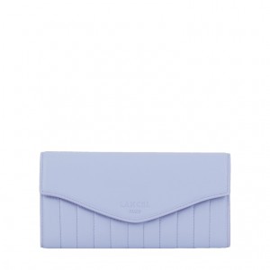 Lancel Rodeo Slim Flap Geldbörse Damen Lila | DXB6633VB