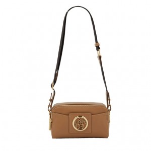 Lancel Roxane Camera Unterarmtasche-Taschen Damen Braun Gold | VTN3720IX