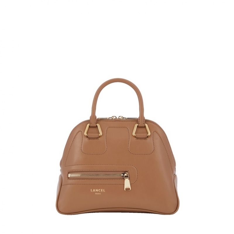 Lancel Cameleon Mini Bugatti Schultertaschen Damen Braun | MXN3317TK