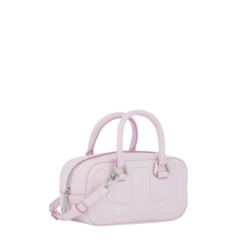 Lancel Cameleon Mini Zip Bowling Tragetaschen Damen Rosa | TLE4955VO