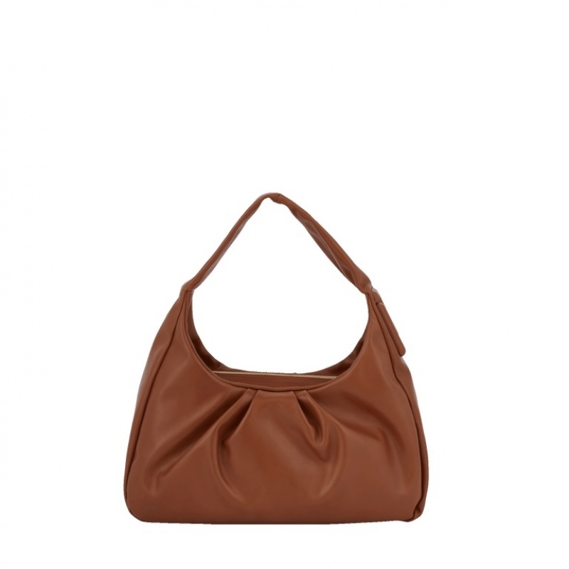 Lancel Cocoon Mini Zip Hobo Tasche Damen Dunkelbraun | DNU4374SL