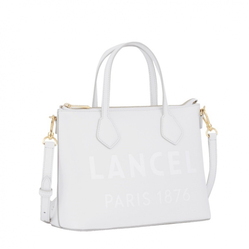 Lancel Essential S Zip Tragetaschen Damen Weiß | WCS7012XQ