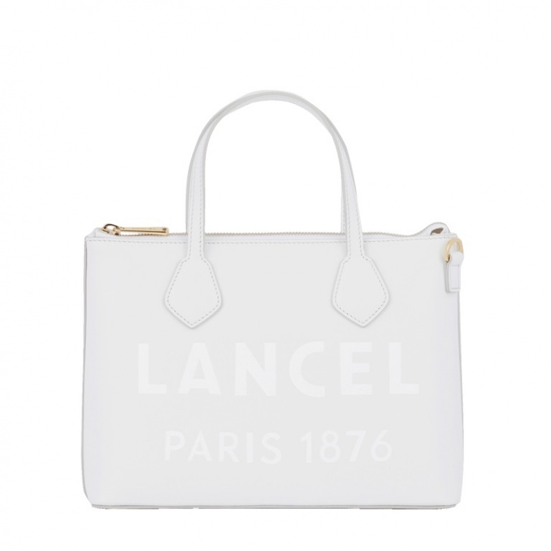 Lancel Essential S Zip Tragetaschen Damen Weiß | WCS7012XQ