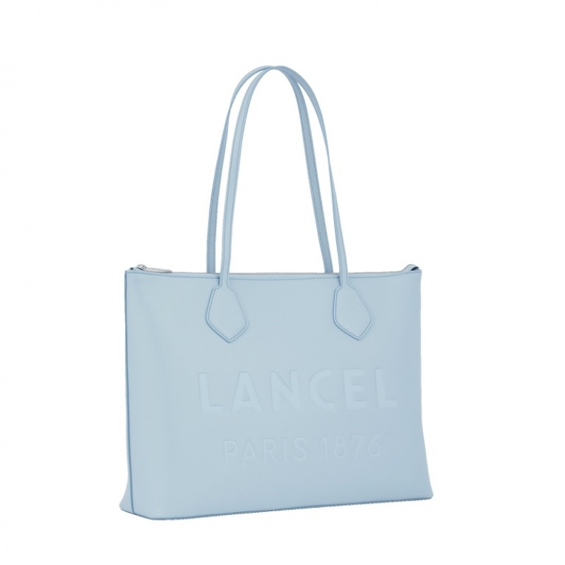 Lancel Essential Zip Tragetaschen Damen Blau | ULE9559PM