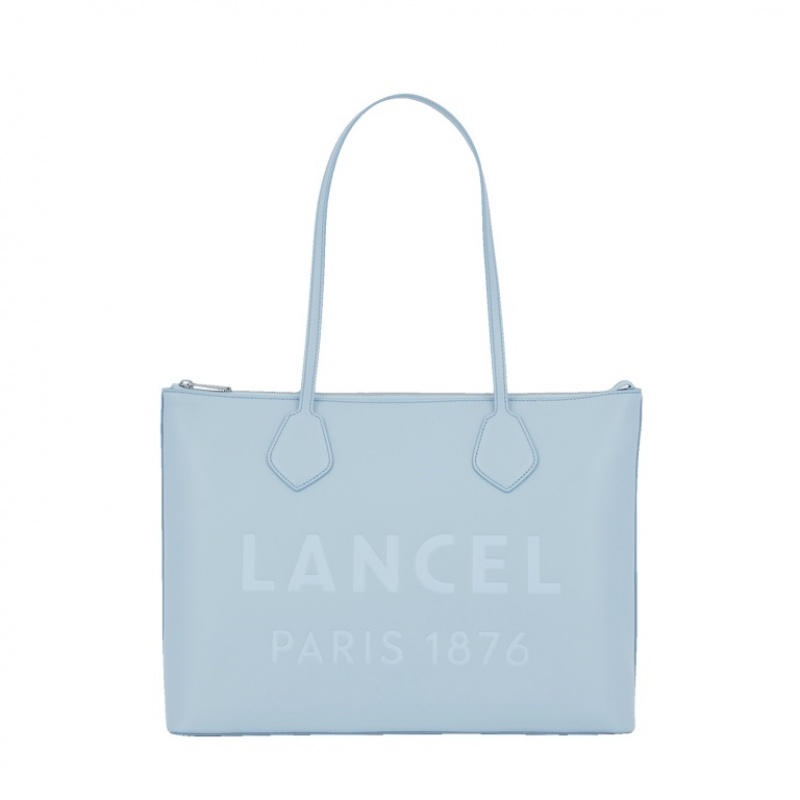 Lancel Essential Zip Tragetaschen Damen Blau | ULE9559PM