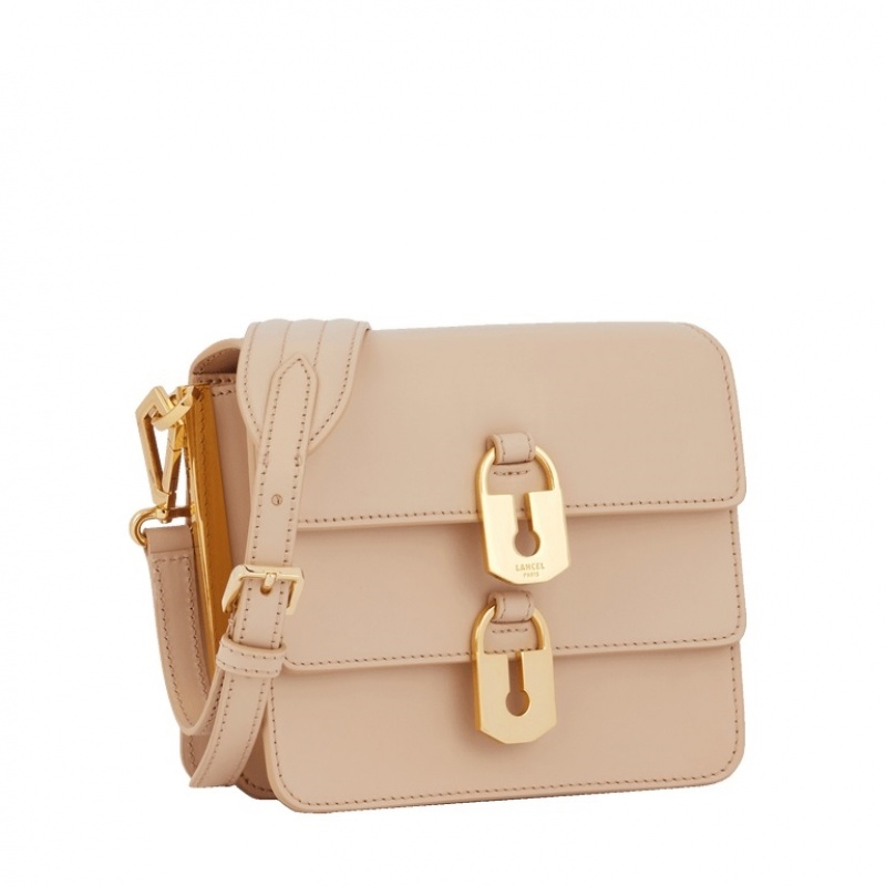 Lancel Idylle M Flap Schultertaschen Damen Braun | UYJ6234FA