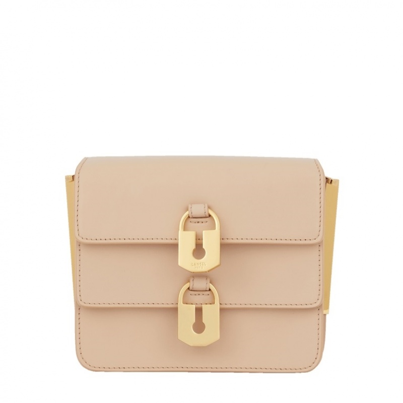 Lancel Idylle M Flap Schultertaschen Damen Braun | UYJ6234FA