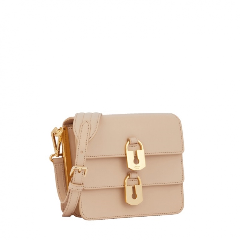 Lancel Idylle Mini Flap Schultertaschen Damen Braun | AZK3340OR