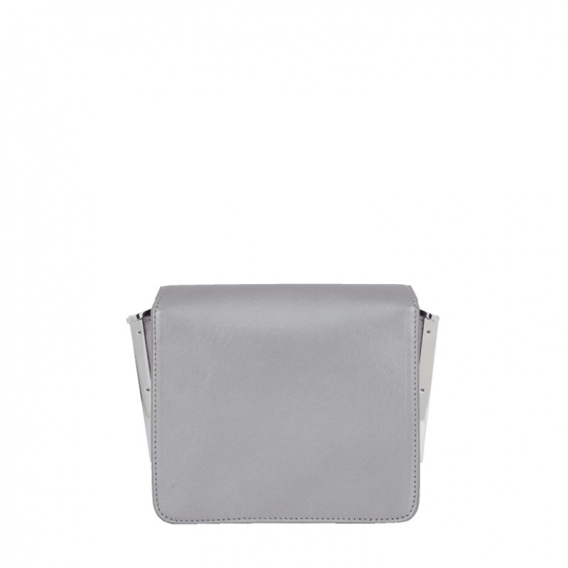 Lancel Idylle Mini Flap Schultertaschen Damen Silber | SDZ7271VJ