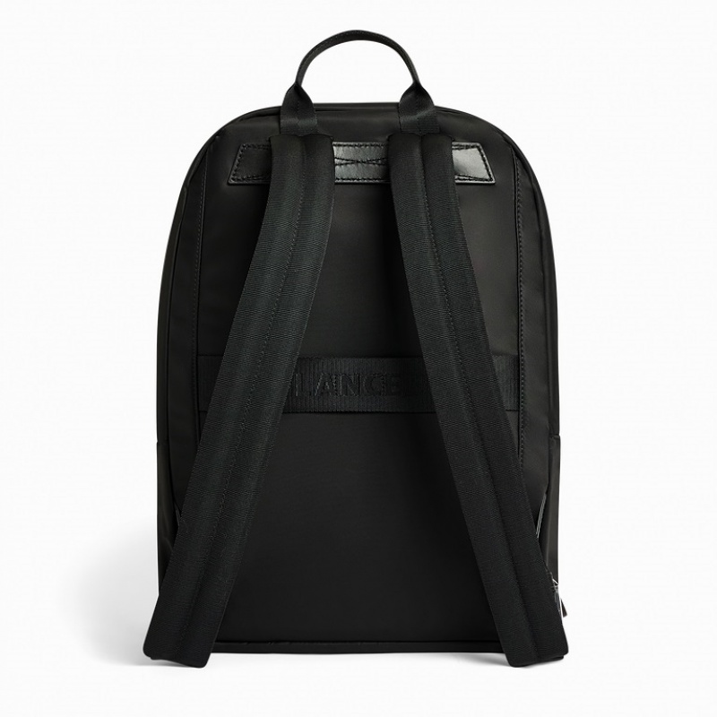 Lancel Leo 1 Compartment Rucksack Herren Schwarz | FDS579KR