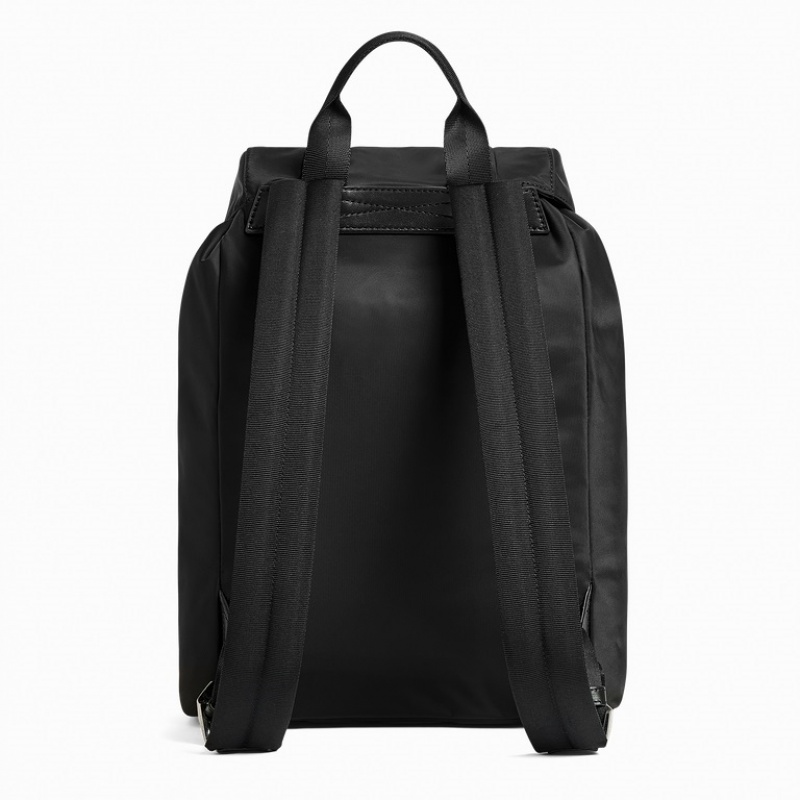 Lancel Leo Flap Rucksack Herren Schwarz | MNW8312DA