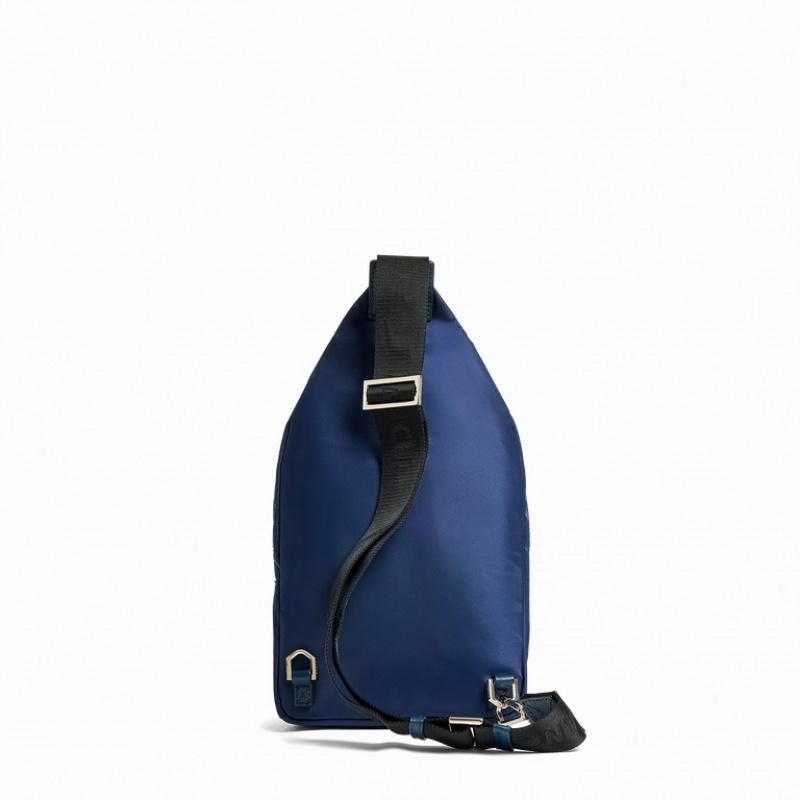 Lancel Leo Monostrap Rucksack Herren Dunkelblau | COU5017EL