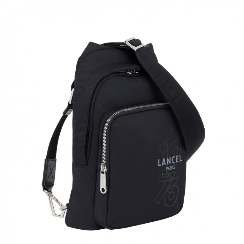 Lancel Leo Monostrap Rucksack Herren Schwarz | PPX2340YU