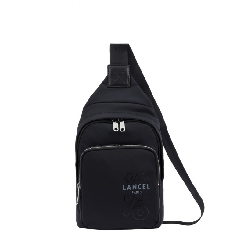 Lancel Leo Monostrap Rucksack Herren Schwarz | PPX2340YU