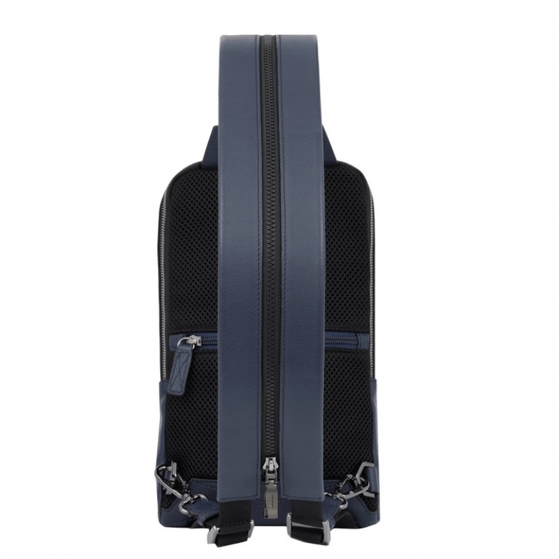 Lancel Neo Nomade Monostrap Rucksack Herren Blau | MJA3356EM