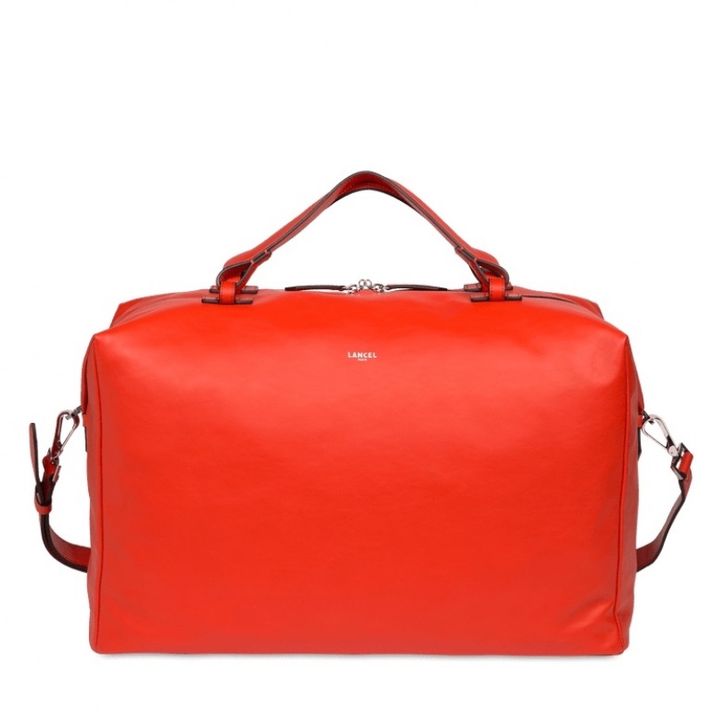 Lancel Neo Pop Travel Reisetaschen Damen Rot | HWM3842OD