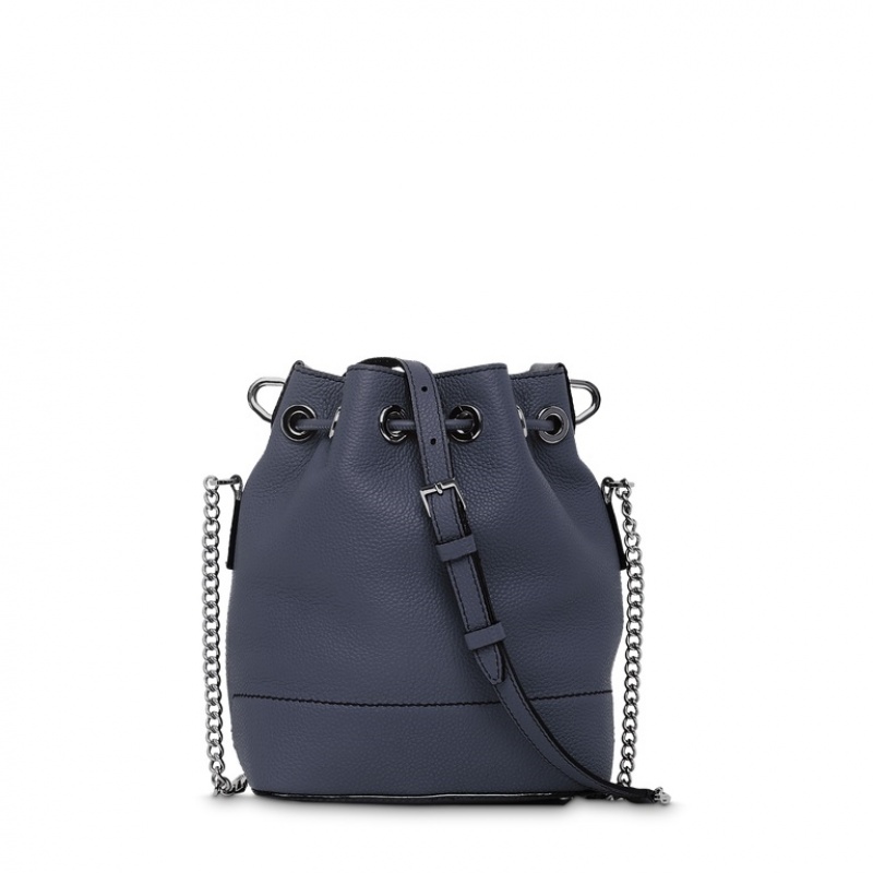 Lancel Ninon Bucket Tasche Damen Dunkelblau | NPC6853UZ