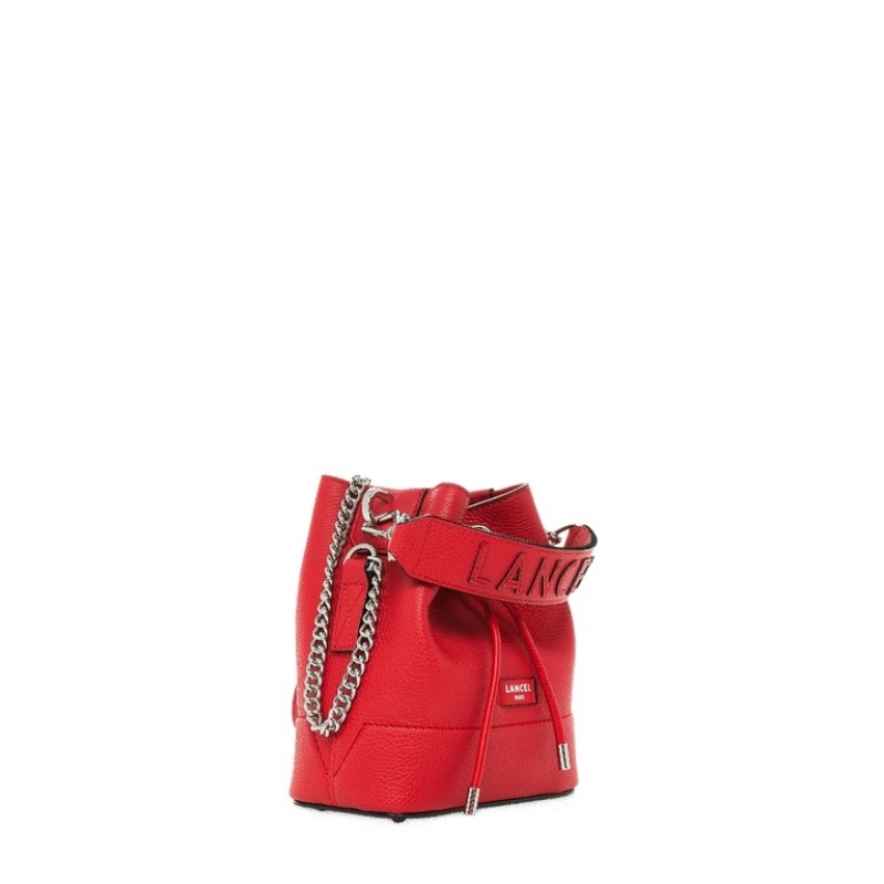 Lancel Ninon Bucket Tasche Damen Rot | IXG6833RI