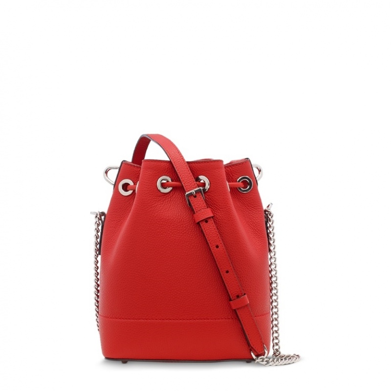 Lancel Ninon Bucket Tasche Damen Rot | OHR2127FG