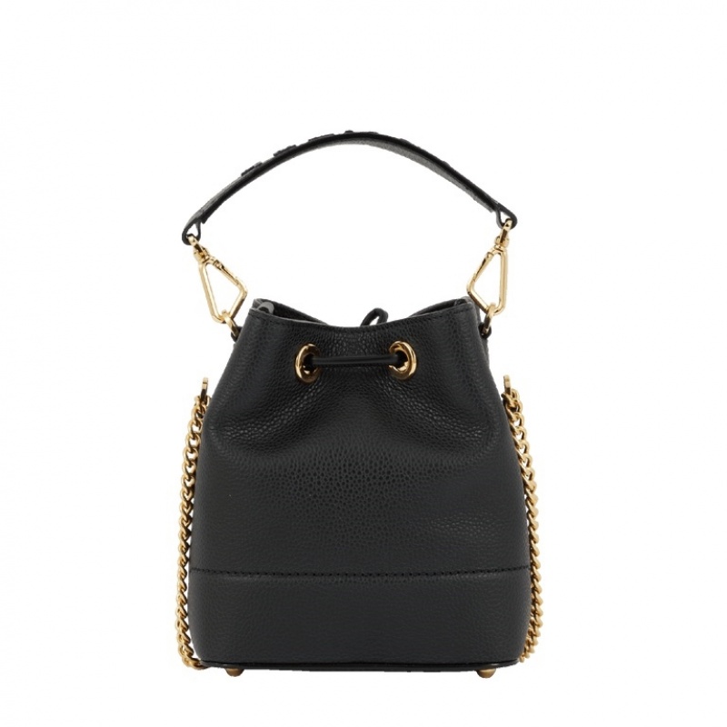 Lancel Ninon Bucket Tasche Damen Schwarz Gold | KIV2165ZQ