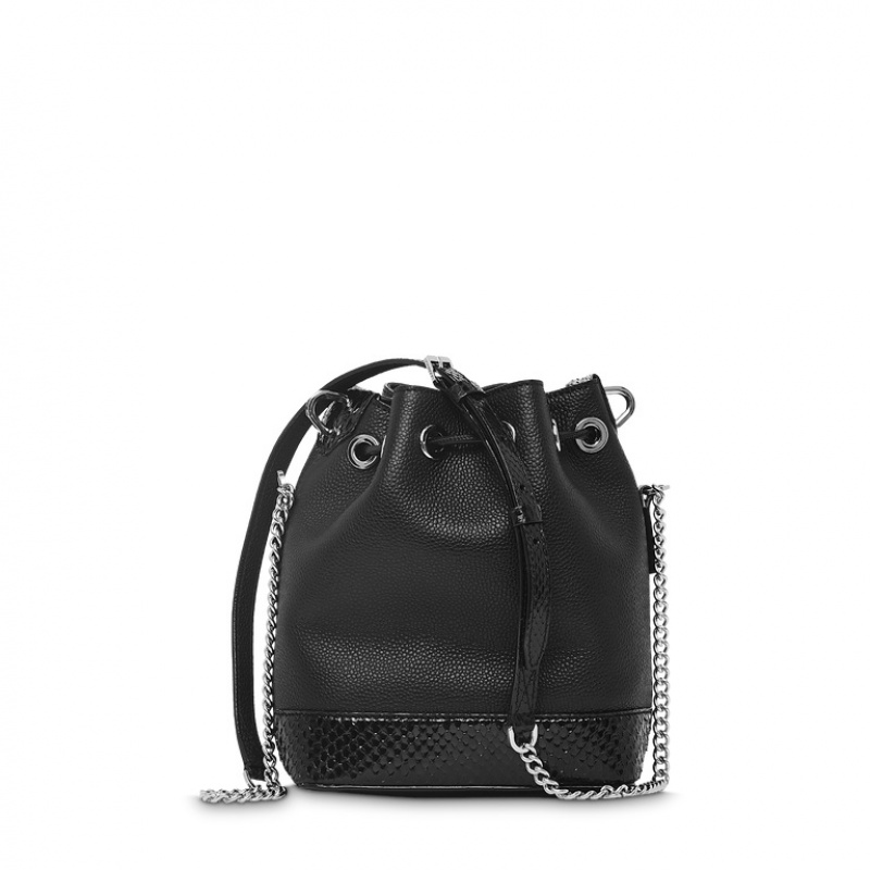 Lancel Ninon Bucket Tasche Damen Schwarz | MCK249IM