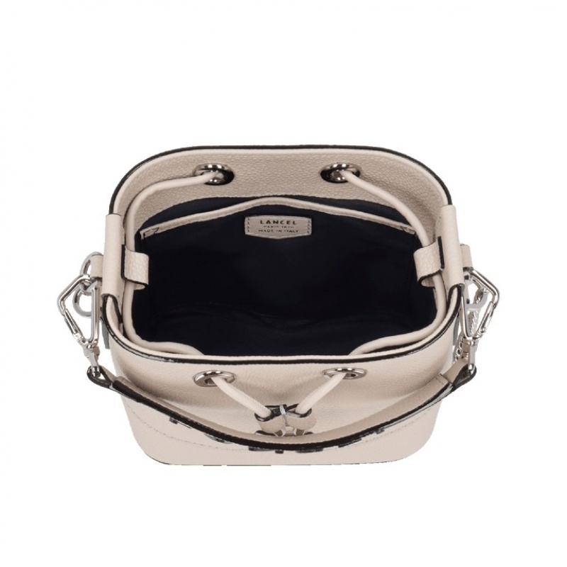 Lancel Ninon Bucket Tasche Damen Weiß | QAV244QB