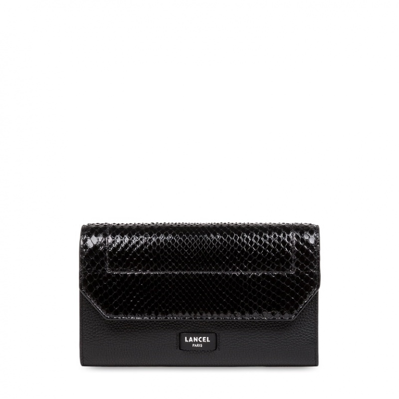 Lancel Ninon Chain Wallet Unterarmtasche-Taschen Damen Schwarz | UMW3358TI