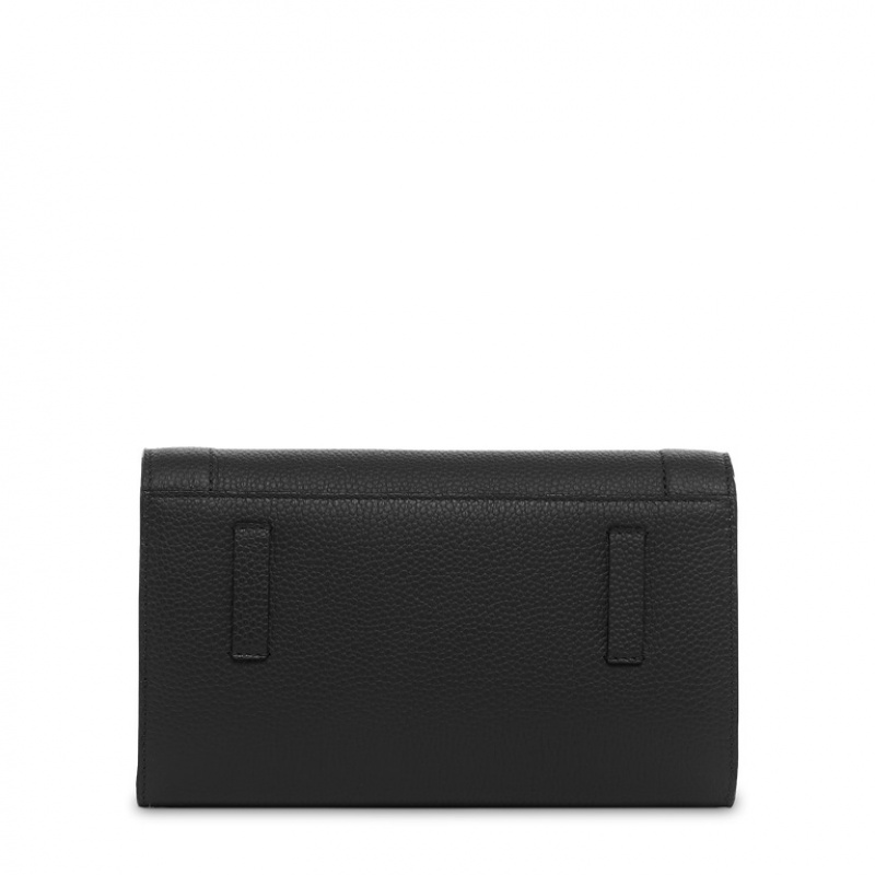 Lancel Ninon Chain Wallet Unterarmtasche-Taschen Damen Schwarz | NJB372ZC