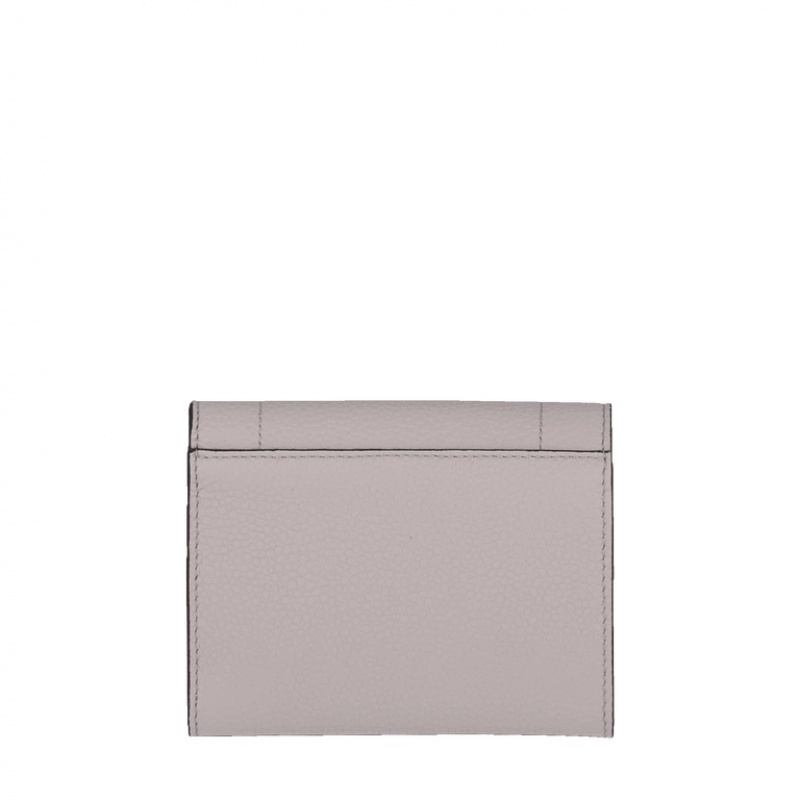 Lancel Ninon Compact Medium Flap Geldbörse Damen Grau | FDG3746KE