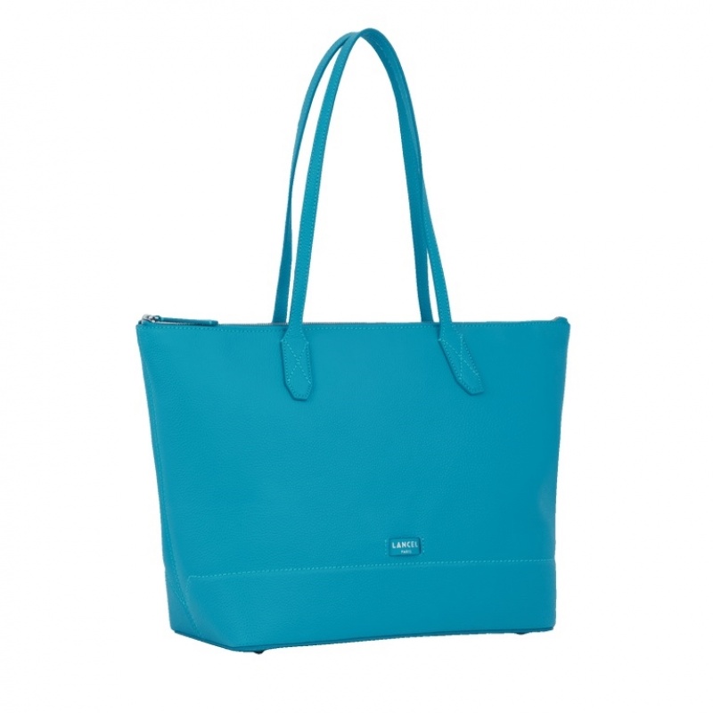 Lancel Ninon Ew Zip Tragetaschen Damen Blau | IIA2055LK