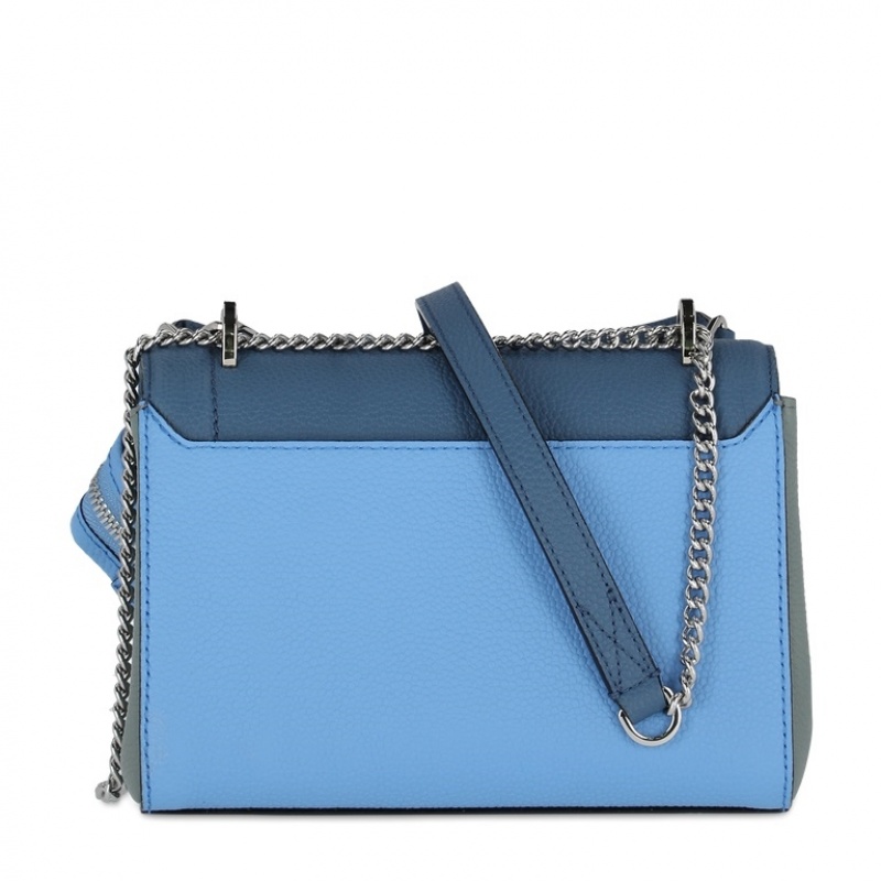 Lancel Ninon Flap Handtasche Damen Blau | XTC2989UD